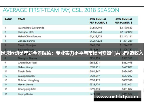 足球运动员年薪全景解读:专业实力水平与市场因素如何共同塑造收入 足球运动员年薪全景解读:专业实力水平与市场因素如何共同塑造收入